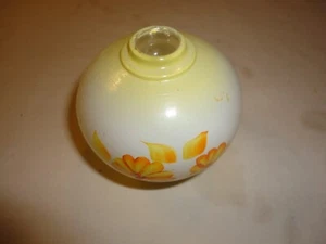 Vintage Glass Ball Replacement Hand Painted For Small Oil Lamp 3 1/2" Tall - Picture 1 of 6