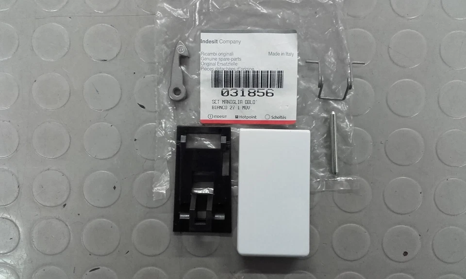 MANIGLIA OBLO' LAVATRICE ARISTON INDESIT RICAMBIO ORIGINALE COD. 031856 Foto 1 de 1