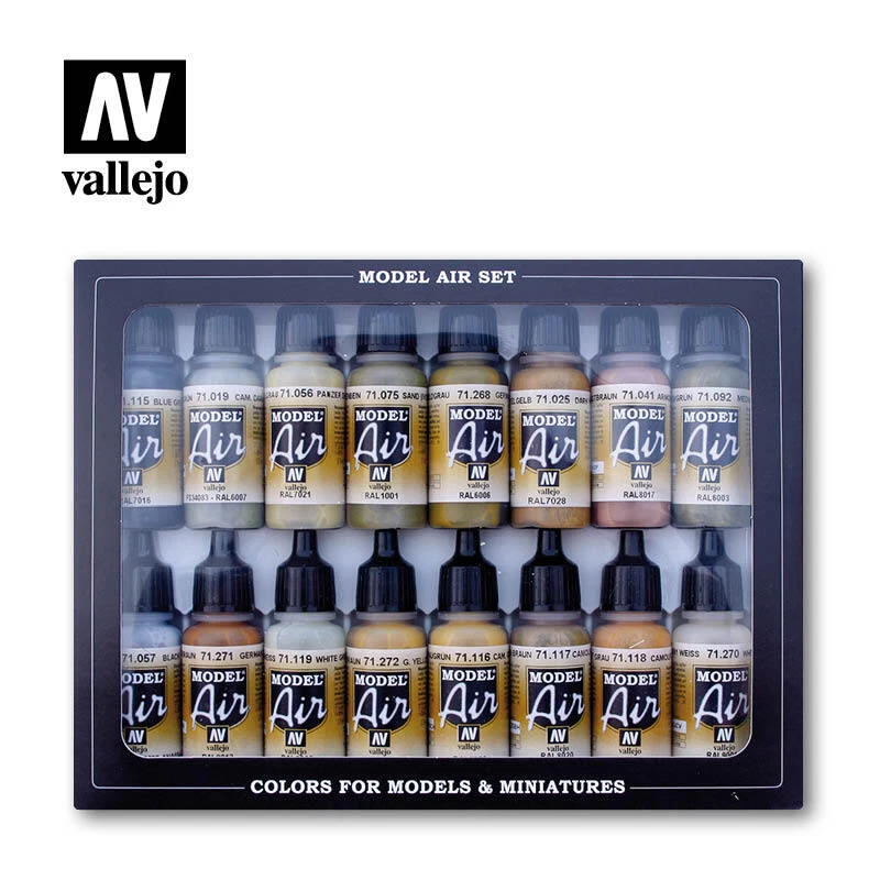 VALLEJO 71208 German WWII Europe & Africa [PAINT SET] (Acrylic Paints) - Bild 1 von 1