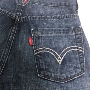 LEVI'S SHORTS Boys Unisex Size 10 regular Jean Denim Waist 25 - Picture 1 of 7