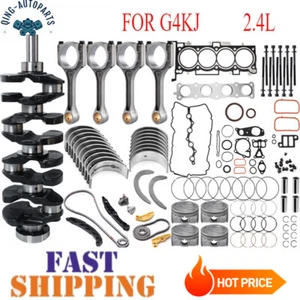 G4KJ Engine Rebuild Overhaul Kit for 2.4L Hyundai Sonata Kia Optima Sorento US - Picture 1 of 45