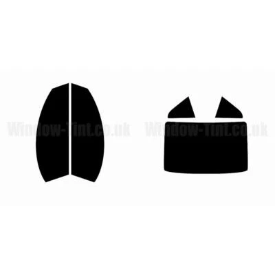 For Mercedes SLK Class Convertible 2004-07 Full Pre Cut Window Tint Kit Film - Image 1 of 4