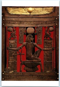 Postal vintage de los tesoros de Tutankamón del Museo Egipcio, El Cairo - Imagen 1 de 3
