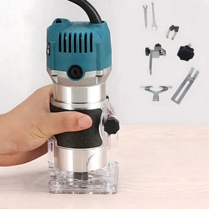 Oberfräse Kantenfräse elektrische Handfräse Fräsmaschine 30000R/Min 800W Holz DE - Bild 1 von 9