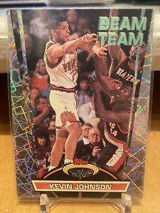 1992-93 Topps Stadium Club Kevin Johnson Beam Team #12 NBA Insert Trading Card