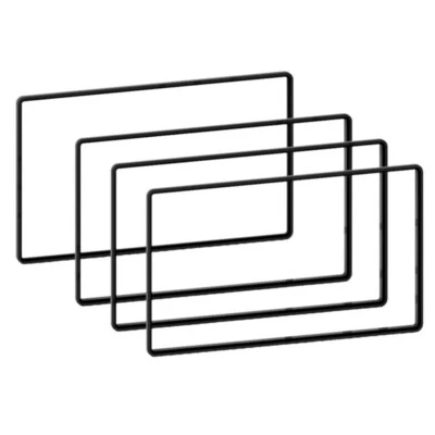 ACV GMBH Autoradio Doppel-DIN Distanz Rahmen Einbau Set für Auto Radio 2-DIN 4 teilig