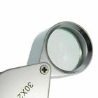 30x21mm Magnifying Glass Jewellers Loupe Useful Jewellery Eye Lens Magnifier