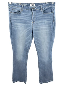 Sonoma Übergröße 18 Jeans Bootcut helle Waschung Stretch Denim Freizeithose 340 - Bild 1 von 7