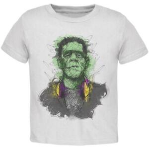 Halloween Frankenstein Raver Horror Movie Monster Toddler T Shirt