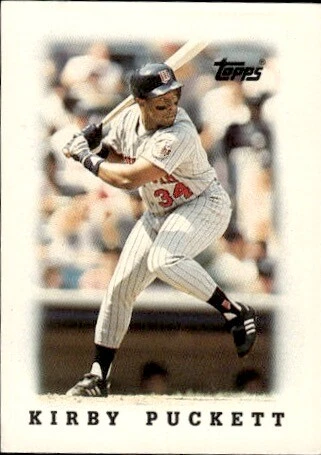1988 Topps Major League Leaders Minis #23 Kirby Puckett HOF - Image 1 of 2