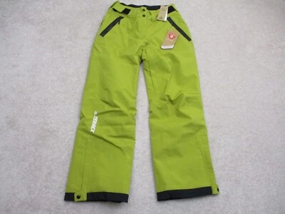 Pantalones de nieve Adidas para mujer pequeños Resort de dos capas aislados elásticos amarillos Foto 1 de 4