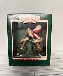 The Wonderful Santacycle Special Edition NIB 1988 Hallmark Ornament - Picture 1 of 2