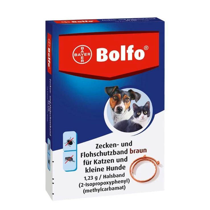 Bolfo® Zecken- und Flohschutzband für Katzen und kleine Hunde · 1 St · PZN 02756