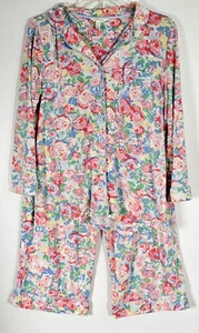 Conjunto de pantalón pijama Soma Cool Nights rosa/azul floral mangas largas talla M/L para mujer - Imagen 1 de 10