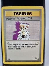 Imposter Professor Oak 102/130 Pokemon Card Original Base Set 2 Gamefreak 1999