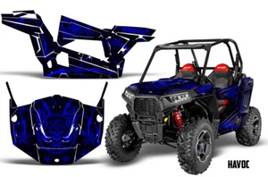 Polaris RZR 900S UTV Side x Side Wrap SXS Graphics Sticker Decal 15-16 HAVOC BLU - Picture 1 of 1
