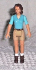 (786)-4" Posable Hard Plastic Doll in Hiking Clothes-Head-Arms-Waist-Knees Move - Picture 1 of 7