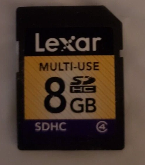 LEXAR Multi-Use 8GB - SDHC Card used - Image 1 of 1