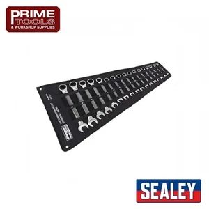 Siegen by Sealey S01156 17pc Combination Ratchet Spanner Wrench Set 8 - 32mm - Picture 1 of 5