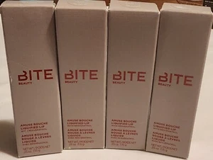 BITE BEAUTY Amuse Bouche Liquified Lip 0.25 Oz /7.15g Lot of 4 NIB - Picture 1 of 10