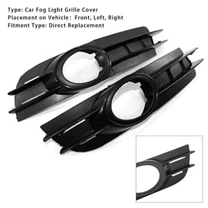 A Pair Of Car Fog Lamp Grilles 4F0807681A 4F0807682A For Audi A6 C6 2005-2008 AU - Picture 1 of 12