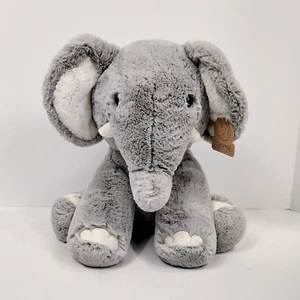 Animal Adventure Gray Elephant Plush Soft Stuffed Toy 12” - Animal, Baby, Child - Picture 1 of 10