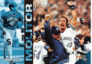 1994 Select Baseball Paul Molitor Sample/Promo #3 NM/MT TORONTO BLUE JAYS