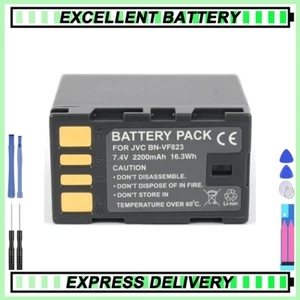 Battery for JVC BN-VF808 BN-VF808U BN-VF815 BN-VF815U BN-VF823 BN-VF823U - Foto 1 di 6