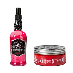 BARBERTIME Special Set | 1x Barber Cologne 400ml + 1x No2 Red Pomade Wax 150ml - Picture 1 of 14
