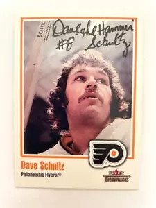 Philadelphia Flyers Dave The Hammer Schultz Autographed NHL Fleer Legacy Card - Picture 1 of 2