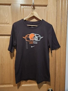 Cleveland Browns Dawg Pound T-Shirt Tee Adult XL Brown Nike NFL Football Mens - Picture 1 of 4