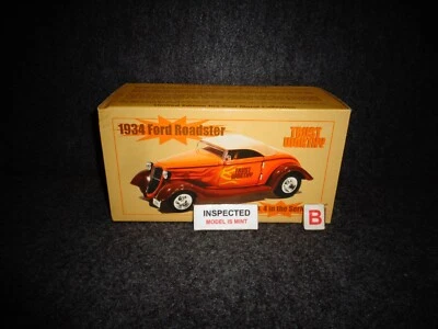 1934 FORD ROADSTER Crown Premiums 1:24 DIECAST STREET ROD TRUSTWORTHY HARDWARE - Image 1 of 4