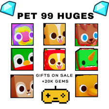 HUGE Pets - Pet Simulator 99 (PS99) | SAME-DAY Delivery | + 20k Gems 💎