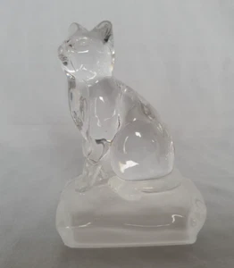 FIGURA DE GATO DE VIDRIO - Imagen 1 de 5