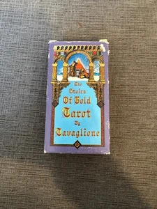 The Stairs Of Gold Tarot By Tavaglione 1979 With Booklet Vintage COMPLETE - Picture 1 of 3