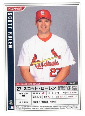 2006 Konami Powerful MLB Scott Rolen Rainbow - Image 1 of 2