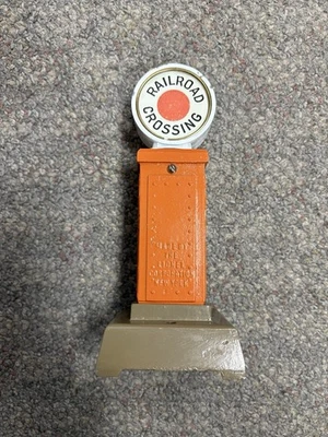 + Lionel 战前 O/标准规格编号 87铁路交叉信号恢复*SS — 第 1/4 张图片