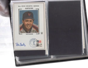 RON DARLING signed 1-6-85 FDC Cover Autogramm NEW YORK METS - Bild 1 von 1