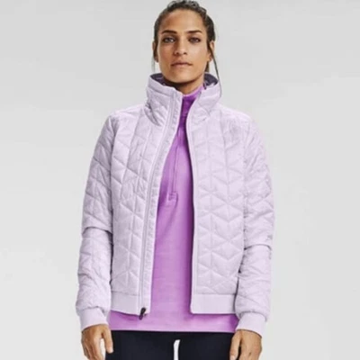Under Armour ColdGear Reactor Performance Jacket Women's XL NWT Lilac Purple - Imagem 1 de 4