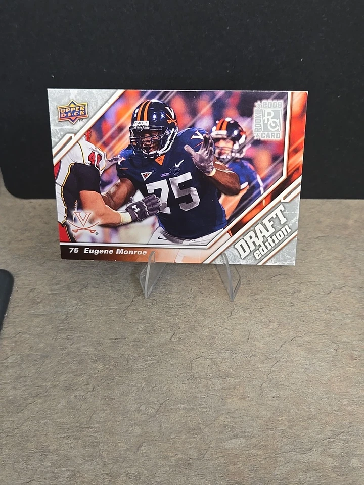 2009 Upper Deck Draft Edition - Eugene Monroe #107 (RC) - Image 1 of 2