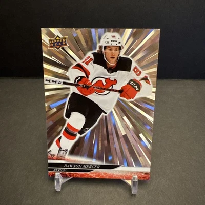 2024-25 Upper Deck SILVER OUTBURST #353 Dawson Mercer EX/NM - Image 1 of 2