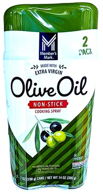 Aceite de oliva antiadherente Member's Mark spray de cocina lata de 2 x 7 OZ CADUCIDAD 06/2027 Foto 1 de 4