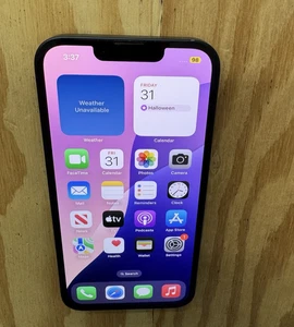 Apple iphone 13 A2482 128GB (GSM+CDMA) Black Excellent TracFone / StraightTalk - Picture 1 of 12