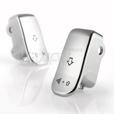 KiWAV поворотник переключатель удлинитель кнопка хром (ABS) подходит '96-'13 XL - Изображение 1 из 4