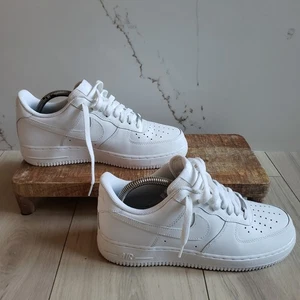 Nike Air Force 1 '07 Tenis Bajos Triple Cuero Blanco Mujer 10 DD8959-100 - Imagen 1 de 9
