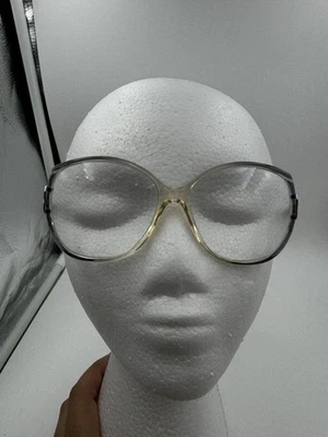 Anteojos transparentes de montura grande años 70 80 estilo Art Nouveau Foto 1 de 4