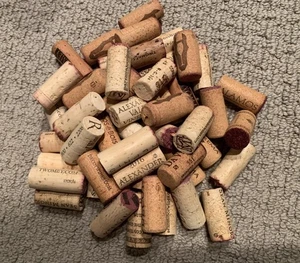 KONVOLUT 50 GEBRAUCHTE WEINKORKEN ZUM BASTELN, HOCHZEITEN, PINTEREST - Bild 1 von 3