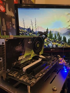 RETRO Gaming XFX Nvidia 8800 GTS 512 Alpha Dog Edition PC Graphic card ati amd - Picture 1 of 15