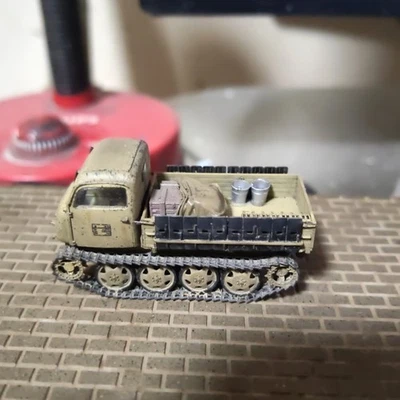 Hecho a mano 1/72 Segunda Guerra Mundial alemán RSO/1 tractor de orugas acabado modelo de vehículo militar Foto 1 de 4