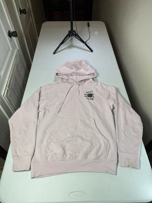 Sudadera con Capucha Usada Anti Social Club Bat Emoji Rosa Talla S Foto 1 de 4